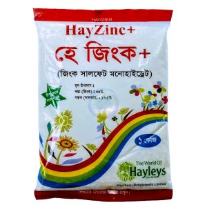 Zinc Sulfate: HayZinc + 1kg Group: Zinc: 36%, Sulfur 17.5% । সারঃ হেজিংক+ ১ কেজি গ্রুপঃ জিংক ৩৬%, সালফার ১৭.৫%