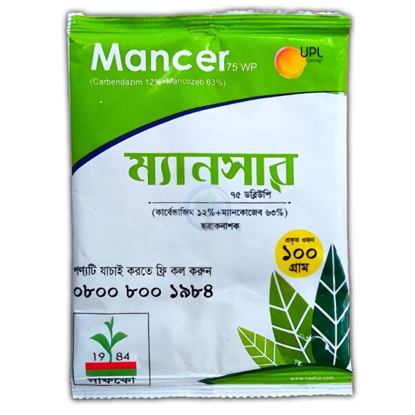 Mancer 75wp Mancozeb 63% + Carbendazim 12%